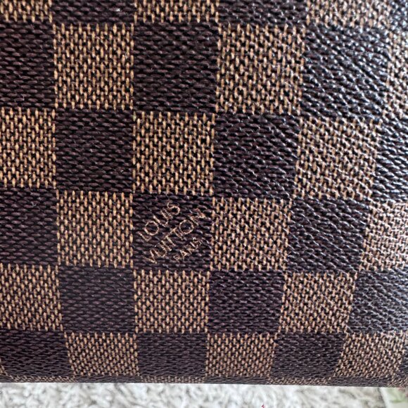 Authentic Louis Vuitton Damier Ebene Cosmetic Pouch - Picture 2 of 9